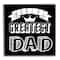 Stupell Industries Worlds Greatest Dad Cool Varied Typography Crown Design Framed Giclee Art